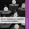 Lunexus St Christopher Car Magnet Ø 2.6cm - Metal, Gold