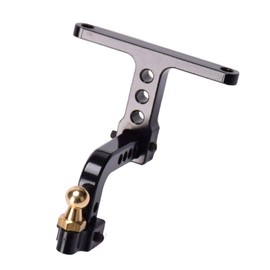 CNC Metal Adjustable Trailer Hitch Receiver Tow Hook for TRX4 SCX10 D90 1/10 RC Crawler Car Rear Bumper