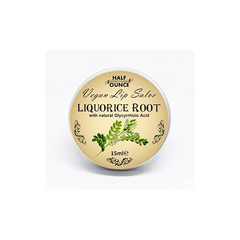 Liquorice Balm, Vegan Lip Salve containing Liquorice (Licorice) Root Extract