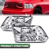 GRAND ORANGE Headlights Assembly Compatible with 2009-2012 Dodge Ram 1500