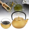300 ml Gold Cast Iron Tea Kettle with Stainless Steel