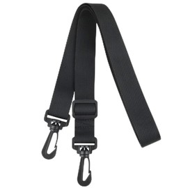 FYHJNC Laptop Crossbody Shoulder Bag Strap Luggage Handbag Universal DIY Accessories with Quick Release Buckle Clip Adjustable Replacement Black Wide Belt for Computer Bags(width 25mm,lenth 150mm)