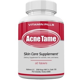 Acnetame Acne Pills Acne Tame- Clear Skin Vitamins, Oily Skin Treatment & Hormonal Acne