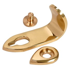 Mikinona 1Set Saxophone Thumb Rest with Hook Portable Woodwind Instrument Thumb Support Replacement Thumb Rest for Tenor Saxophones Compatible with Clarinet Thumb Rest