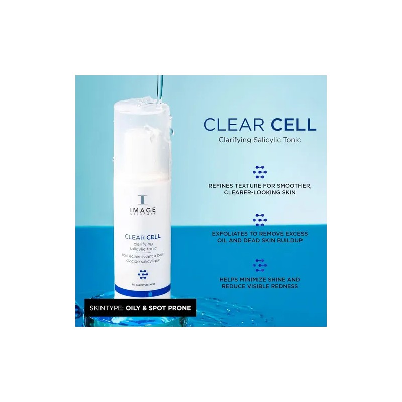 Image Skincare, Clear Cell Tónico Salicílico Clarificante, T
