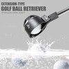 Golf Ball Retriever, Portable Extendable Golf Ball Retriever & Grabber