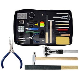 Rosenthal Collection Watch Repair Kit, Deluxe Watch Repair Tools Professional Spring Bar Tool Set, Watch Band Link Pin Tool Set with Carrying Case