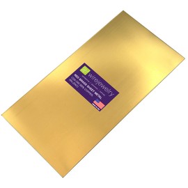WireJewelry 26 Gauge 0.016 Dead Soft Red Brass Sheet Metal - 6x12 Inch
