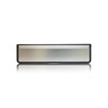Xfort MailPlate Luxe 12" Letterplate Satin Chrome, Premium Draught Proof