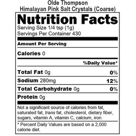 Olde Thompson 1400-59 Salt, 15.1 Ounce, Clear