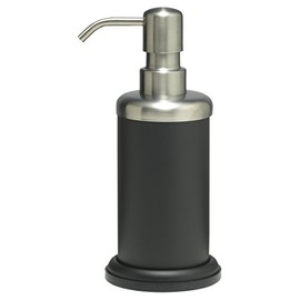 Sealskin Acero Soap Dispenser Bathroom Accessories, Stainless Steel, Black, 9.2 x 10.2 x 17.8 cm