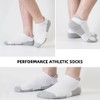 ZANZER (6 Pairs) Athletic Ankle Socks 6 Pairs Thick Cushion