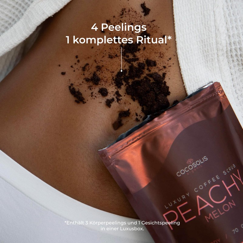 COCOSOLIS SCRUB Coffee Body Scrub Set - Essential Oils -