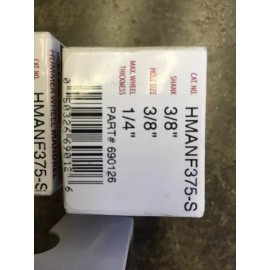 MK Morse HMANF375-S 3/8"x3/8x1/4" Hummer Wheel Mandrel Flush Type