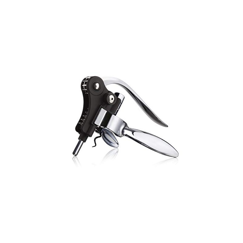 Vacu Vin 66514606 Lever Corkscrew Black