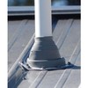 #1 (1/4" - 2-1/4") SQUARE BLACK EPDM Flexible Pipe Flashing,