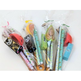 Emartbuy Kids Cute Pre Filled Party Bag Filler Favour Cone Boys Girls Stationery Gift Set - Pack of 10