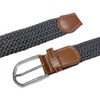 KASSAI Braided Mesh Belt, Total Length 47.2 inches (120 cm),