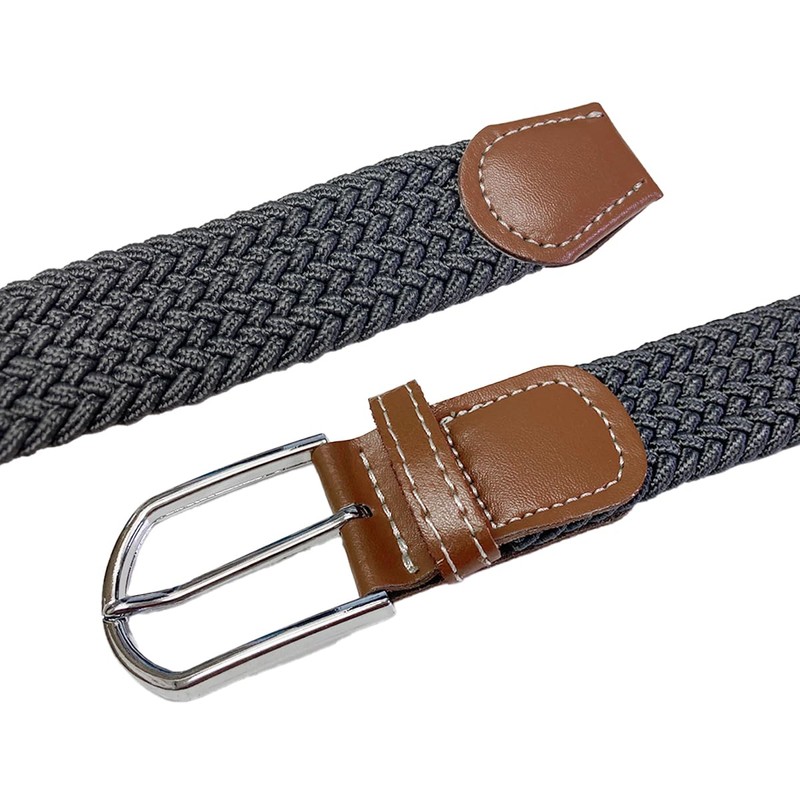 KASSAI Braided Mesh Belt, Total Length 47.2 inches (120 cm),