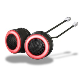 SSV Works Plug-&-Play 1" Factory Upgrade Tweeters w/RGB Ring for 2020-2024 Polaris® RZR Pro R, Pro XP and Turbo R – Plug-&-Play w Audio Kits, Waterproof Design | 100watts ea | 240-RZ5-TWTR