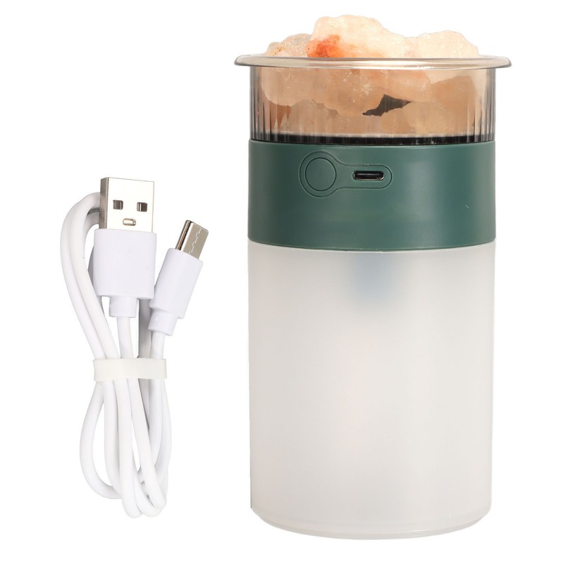 Rock Humidifier Fine Mist Colorful LED Lights Plug and Play