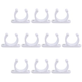 AB Tools 10 Pack 15mm Polyamide Tube Storage Clip Paddle Boat Hook Pole Tool Plastimo