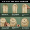 Hair Bun Maker, FANDAMEI Hair Donut Bun Maker Set with
