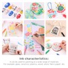 Ddaowanx 36 Pcs Acrylic Colored Pens Set,Fine Point Acrylic Paint