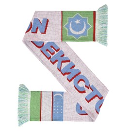Euroscarves Uzbekistan Soccer Knit Scarf