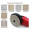 Waies 125 mm Grit 200 Diamond Sanding Pad for Dry