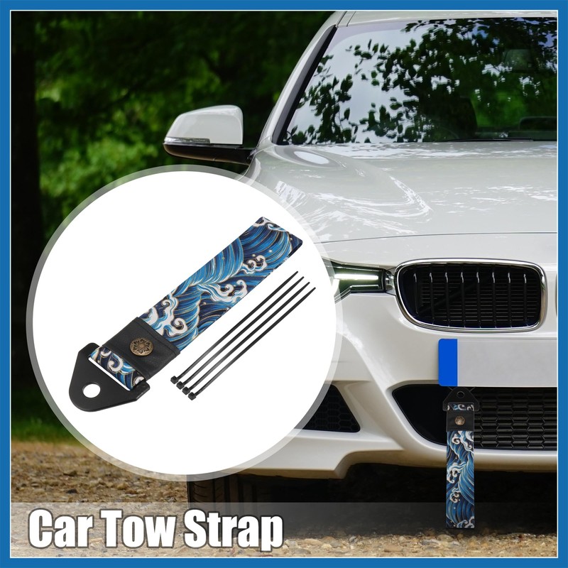 A ABSOPRO Car Tow Strap Kit for Decorative Trailer Belt