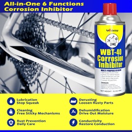 Webetop Anti Rust Spray for Metal, 15.2 OZ Corrosion Inhibitor Industrial Size WBT-40 Multipurpose Waterproof Lubrication Rust Protection for Bike, Car, Tools, RV, Door Hinges
