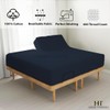 Half Split King Fitted Sheet for Adjustable Beds - 34