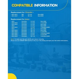 PHILTOP 512513 AWD FWD 4WD Front Rear Wheel Hub Assembly Fit for Jeep Cherokee 2014-2023, Chrysler 200 2015-2017, 5 Lugs Wheel Hub Bearings W/ABS