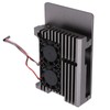 Aluminum Alloy Cooling Case Heat Dissipation Enclosure with Fan for