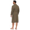 COLORFULLEAF Men's Bathrobe, 100% Cotton, Lightweight Sauna Bathrobe, Dressing Gown