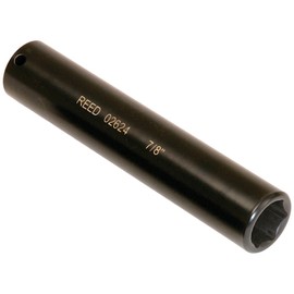 Reed Tool 02624 EDS14 Extended Length Socket, 7/8-Inch, 6-1/2-Inch Deep