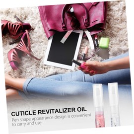 CALLARON Lápiz de Aceite Revitalizante para Cutículas 8 Piezas 3ml y Vitamina para Prevenir Grietas y Nutrir Uñas, Adecuado para Manicura y Pedicura