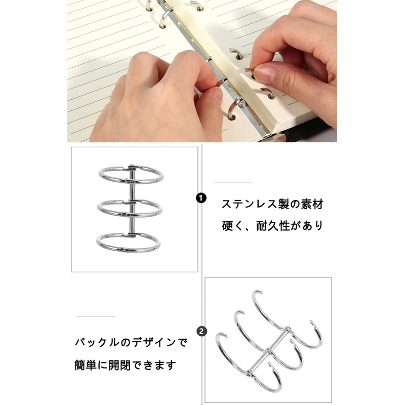 YFFSFDC Loose Leaf Binder Ring Binder Binder Binding Jig Hole