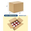 Poever 40-Pack-Small-Shipping-Boxes-8x6x6, Corrugated-Cardboard-Boxes-for-Packaging-Small-Business, White-Boxes-Mailers