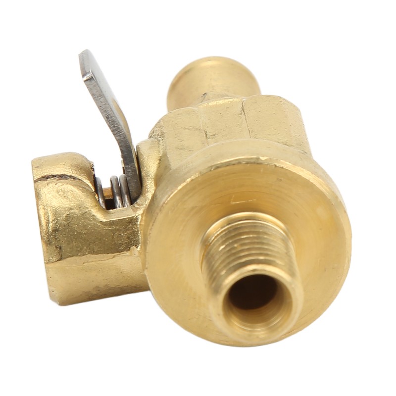 F124N Engine Oil Drain Valve with Nipple Metal M10‑1.25 Thread