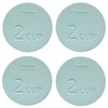 Yodecy Silicone Bowl Lids fit Pyrex Glass Bowls 7200-PC 2