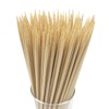 HOPELF 2400 Count Bamboo Toothpicks Skewers For Appetizer,Olive,Barbecue,Fruit,Cocktail,Teeth Cleaning,Double-Points Wooden