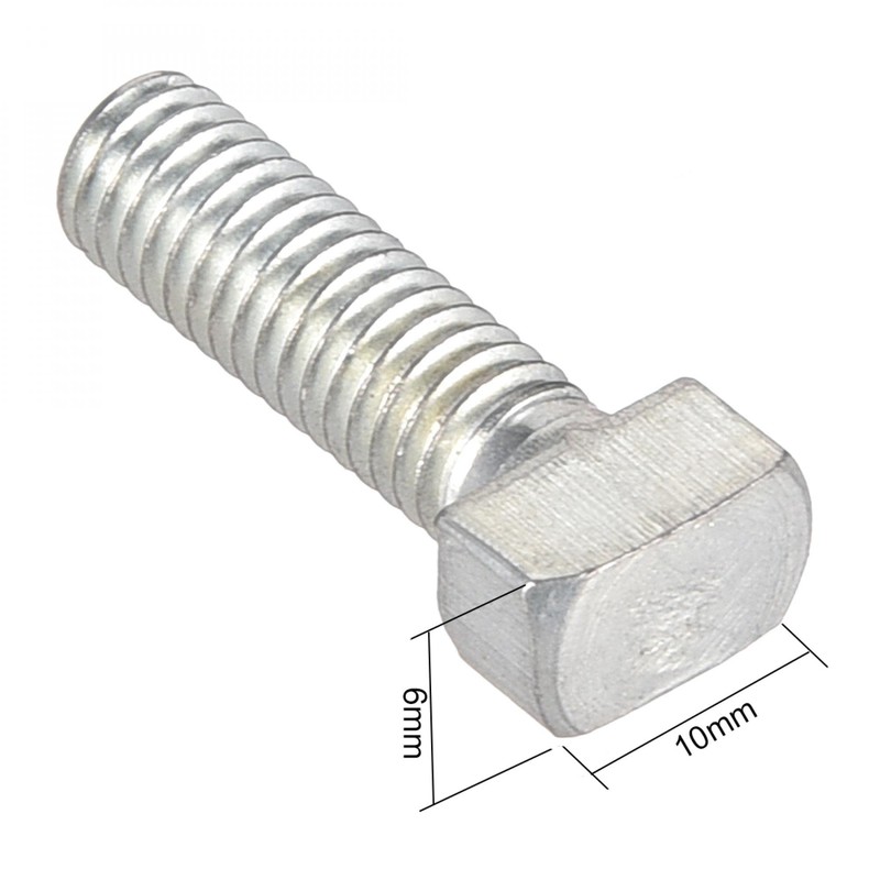 sourcing map M6 x 20mm T-Slot Drop-In Stud Screw Bolt