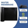 1PCS 50FT Black Waterproofing Membrane Black for Under Deck Drainage