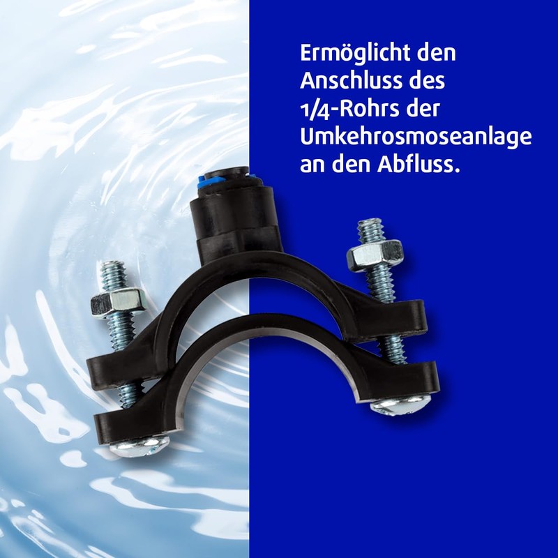 Nature Water Professionals Drain Pipe Clamp 40mm - Ideal for