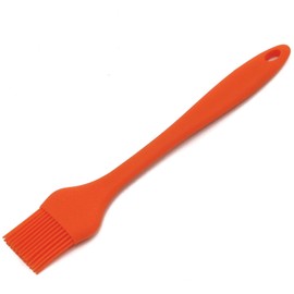 Chef Craft Premium Silicone Basting Brush, 10.25 inch, Orange