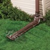 Brown Downspout Extension Set of 2 Rain Gutter Flexible, Drain