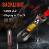 Zuchii Digital Meat Thermometer for Cooking & BBQ, Waterproof Backlight,