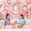 13th Birthday Decorations 131Pcs Rose Gold 13th Birthday Party Supplies